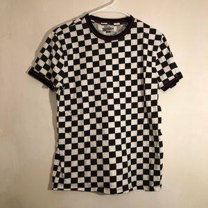 Sunday Work Clothes Checkered T-Shirt